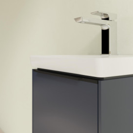 Тумба під раковину Villeroy & Boch Subway 3.0 35,1х42,9 см ДСП/алюміній морський синій/чорний вулкан C58301VQ