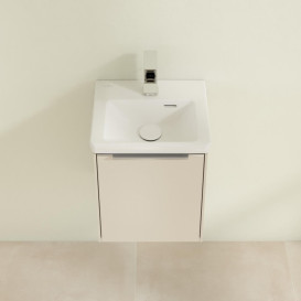 Тумба под раковину Villeroy & Boch Subway 3.0 35,1х42,9 см ДСП/алюминий серый кашемир C58400VN