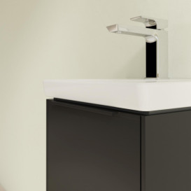 Тумба под раковину Villeroy & Boch Subway 3.0 35,1х42,9 см ДСП/алюминий черный вулкан/черный вулкан C58401VL