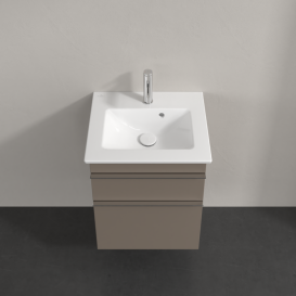 Тумба под раковину Villeroy & Boch Venticello 46,6х42,5 см ДСП трюфель серый/ручка хром A92201VG
