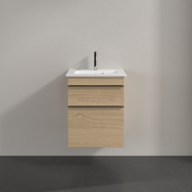 Тумба под раковину Villeroy & Boch Venticello 46,6х42,5 см ДСП северный дуб/ручка хром A92201VJ