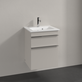 Тумба под раковину Villeroy & Boch Venticello 46,6х42,5 см ДСП мягкий серый/ручка хром A92201VK
