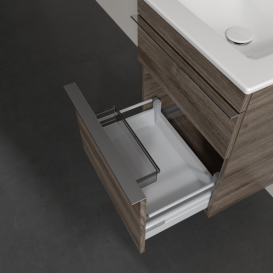 Тумба под раковину Villeroy & Boch Venticello 46,6х42,5 см ДСП каменный дуб/ручка хром A92201RK