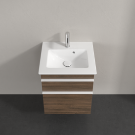 Тумба під раковину Villeroy & Boch Venticello 46,6х42,5 см ДСП дуб аризона/ручка алюміній білий A92202VH