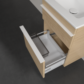 Тумба под раковину Villeroy & Boch Venticello 46,6х42,5 см ДСП северный дуб/ручка алюминий белый A92202VJ