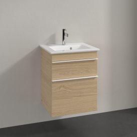 Тумба под раковину Villeroy & Boch Venticello 46,6х42,5 см ДСП северный дуб/ручка алюминий белый A92202VJ