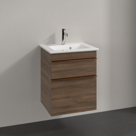 Тумба під раковину Villeroy & Boch Venticello 46,6х42,5 см ДСП дуб аризона/ручка мідь A92205VH