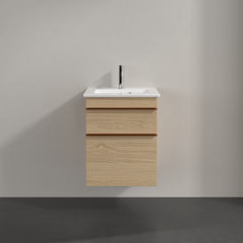 Тумба под раковину Villeroy & Boch Venticello 46,6х42,5 см ДСП северный дуб/ручка медь A92205VJ