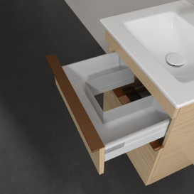 Тумба под раковину Villeroy & Boch Venticello 46,6х42,5 см ДСП северный дуб/ручка медь A92205VJ