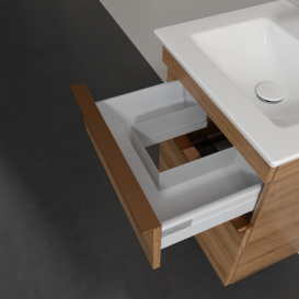 Тумба под раковину Villeroy & Boch Venticello 46,6х42,5 см ДСП дуб канзас/ручка медь A92205RH