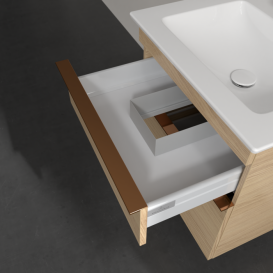 Тумба под раковину Villeroy & Boch Venticello 55,3х50,2 см ДСП северный дуб/ручка медь A92305VJ