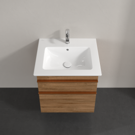 Тумба под раковину Villeroy & Boch Venticello 55,3х50,2 см ДСП дуб канзас/ручка медь A92305RH