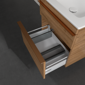 Тумба под раковину Villeroy & Boch Venticello 55,3х50,2 см ДСП дуб канзас/ручка медь A92305RH