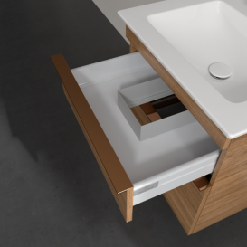 Тумба под раковину Villeroy & Boch Venticello 55,3х50,2 см ДСП дуб канзас/ручка медь A92305RH