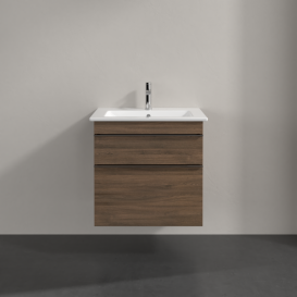 Тумба под раковину Villeroy & Boch Venticello 60,3х50,2 см ДСП дуб аризона/ручка хром A92401VH