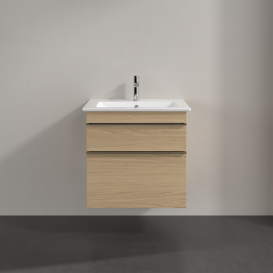 Тумба под раковину Villeroy & Boch Venticello 60,3х50,2 см ДСП северный дуб/ручка хром A92401VJ