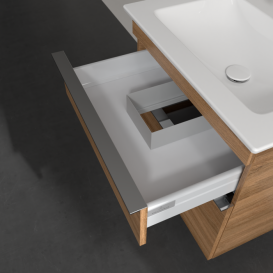 Тумба под раковину Villeroy & Boch Venticello 60,3х50,2 см ДСП дуб канзас/ручка хром A92401RH