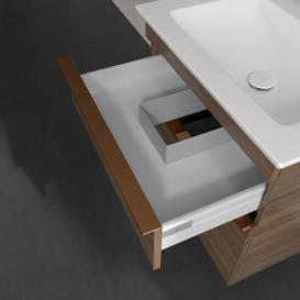 Тумба под раковину Villeroy & Boch Venticello 60,3х50,2 см ДСП дуб аризона/ручка медь A92405VH