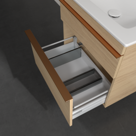 Тумба под раковину Villeroy & Boch Venticello 60,3х50,2 см ДСП северный дуб/ручка медь A92405VJ