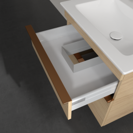 Тумба под раковину Villeroy & Boch Venticello 60,3х50,2 см ДСП северный дуб/ручка медь A92405VJ