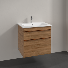 Тумба под раковину Villeroy & Boch Venticello 60,3х50,2 см ДСП дуб канзас/ручка медь A92405RH