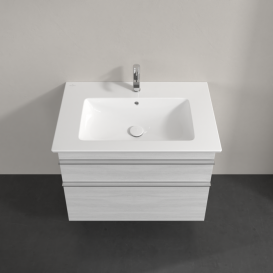 Тумба под раковину Villeroy & Boch Venticello 75,3х50,2 см ДСП/МДФ белое дерево/ручка хром A92501E8