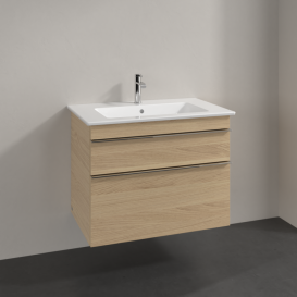Тумба під раковину Villeroy & Boch Venticello 75,3х50,2 см ДСП північний дуб/ручка хром A92501VJ