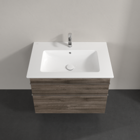 Тумба під раковину Villeroy & Boch Venticello 75,3х50,2 см ДСП кам'яний дуб/ручка хром A92501RK