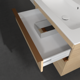 Тумба под раковину Villeroy & Boch Venticello 75,3х50,2 см ДСП северный дуб/ручка медь A92505VJ