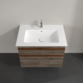 Тумба под раковину Villeroy & Boch Venticello 75,3х50,2 см ДСП каменный дуб/ручка медь A92505RK