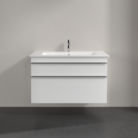 Тумба под раковину Villeroy & Boch Venticello 95,3х50,2 см МДФ глянцевый белый/ручка хром A92601DH