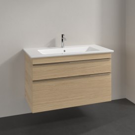 Тумба под раковину Villeroy & Boch Venticello 95,3х50,2 см ДСП северный дуб/ручка хром A92601VJ