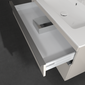 Тумба під раковину Villeroy & Boch Venticello 95,3х50,2 см ДСП м'який сірий/ручка хром A92601VK