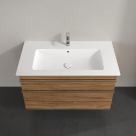 Тумба под раковину Villeroy & Boch Venticello 95,3х50,2 см ДСП дуб канзас/ручка хром A92601RH