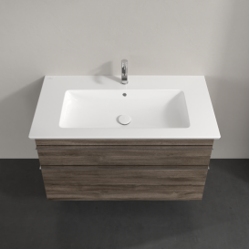 Тумба под раковину Villeroy & Boch Venticello 95,3х50,2 см ДСП каменный дуб/ручка хром A92601RK