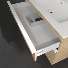 Тумба под раковину Villeroy & Boch Venticello 95,3х50,2 см ДСП северный дуб/ручка алюминий белый A92602VJ