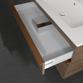 Тумба под раковину Villeroy & Boch Venticello 95,3х50,2 см ДСП дуб аризона/ручка медь A92605VH