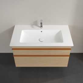 Тумба под раковину Villeroy & Boch Venticello 95,3х50,2 см ДСП северный дуб/ручка медь A92605VJ