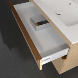 Тумба под раковину Villeroy & Boch Venticello 95,3х50,2 см ДСП северный дуб/ручка медь A92605VJ