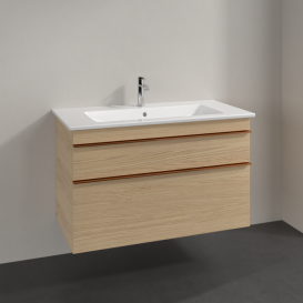 Тумба под раковину Villeroy & Boch Venticello 95,3х50,2 см ДСП северный дуб/ручка медь A92605VJ