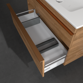 Тумба под раковину Villeroy & Boch Venticello 95,3х50,2 см ДСП дуб канзас/ручка медь A92605RH