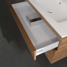 Тумба под раковину Villeroy & Boch Venticello 95,3х50,2 см ДСП дуб канзас/ручка медь A92605RH