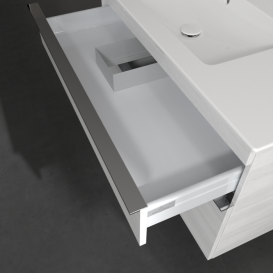 Тумба под раковину Villeroy & Boch Venticello 95,3х50,2 см ДСП/МДФ белое дерево/ручка хром A92701E8