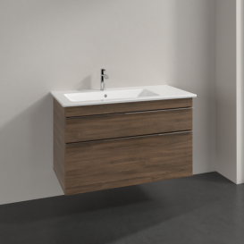 Тумба под раковину Villeroy & Boch Venticello 95,3х50,2 см ДСП дуб аризона/ручка хром A92701VH