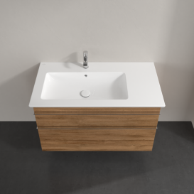 Тумба под раковину Villeroy & Boch Venticello 95,3х50,2 см ДСП дуб канзас/ручка хром A92701RH