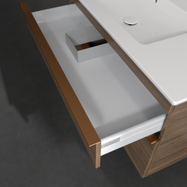 Тумба под раковину Villeroy & Boch Venticello 95,3х50,2 см ДСП дуб аризона/ручка медь A92705VH