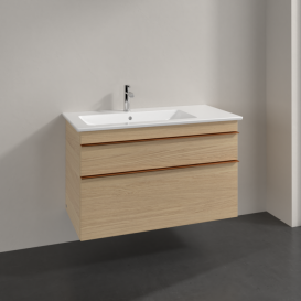 Тумба под раковину Villeroy & Boch Venticello 95,3х50,2 см ДСП северный дуб/ручка медь A92705VJ