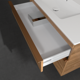 Тумба под раковину Villeroy & Boch Venticello 95,3х50,2 см ДСП дуб канзас/ручка медь A92705RH
