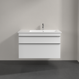 Тумба під раковину Villeroy & Boch Venticello 95,3х50,2 см ДСП/МДФ білий матовий/ручка хром A92801MS