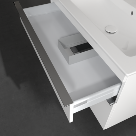 Тумба під раковину Villeroy & Boch Venticello 95,3х50,2 см ДСП/МДФ білий матовий/ручка хром A92801MS